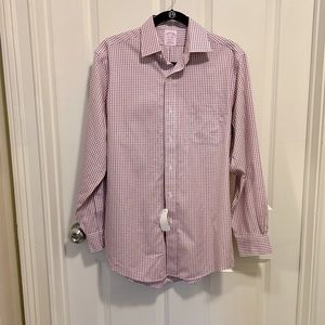 Red & Blue Plaid Brooks Brothers BRAND NEW Button Down 14.5 - 33
